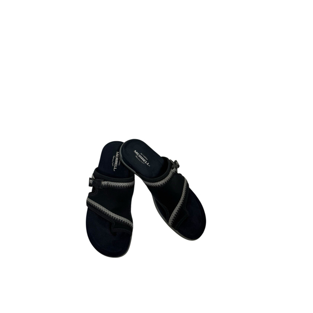 Merrell District Muri Slide Wrap Slip-On Sandal Navy And Gray Size 7